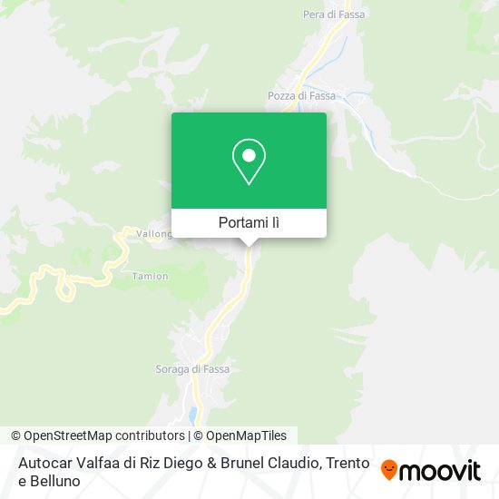 Mappa Autocar Valfaa di Riz Diego & Brunel Claudio