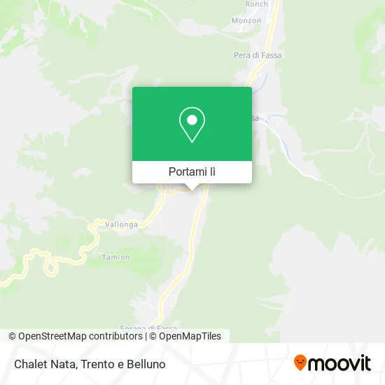 Mappa Chalet Nata