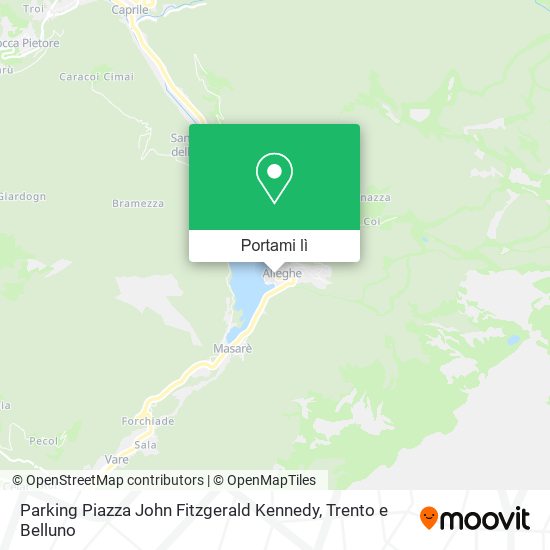Mappa Parking Piazza John Fitzgerald Kennedy