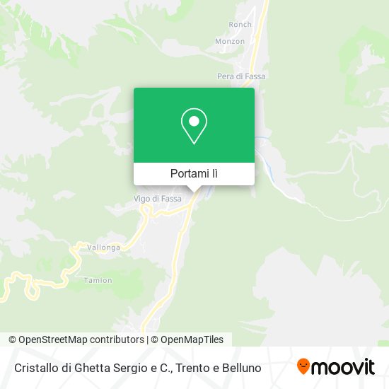 Mappa Cristallo di Ghetta Sergio e C.