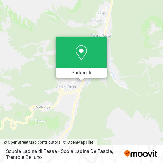Mappa Scuola Ladina di Fassa - Scola Ladina De Fascia
