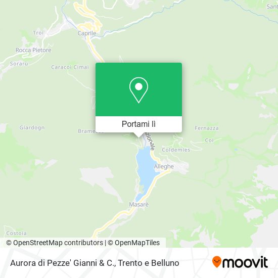 Mappa Aurora di Pezze' Gianni & C.