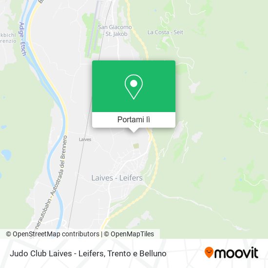 Mappa Judo Club Laives - Leifers