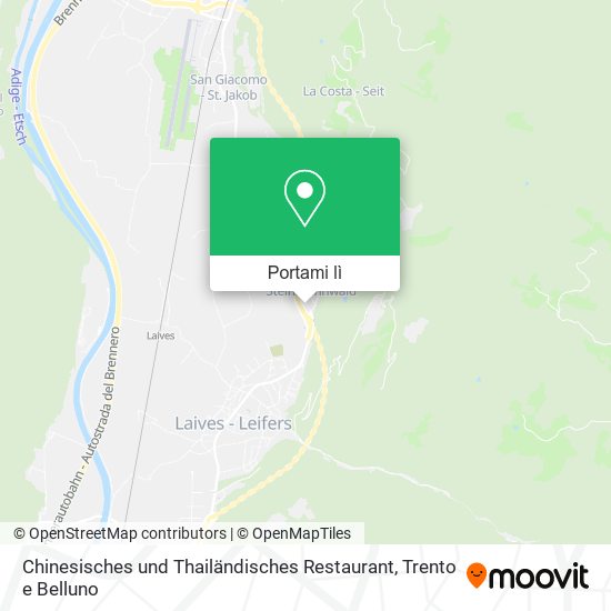 Mappa Chinesisches und Thailändisches Restaurant