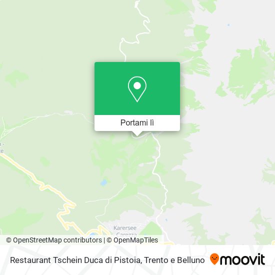 Mappa Restaurant Tschein Duca di Pistoia