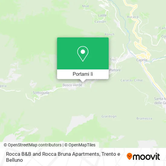 Mappa Rocca B&B and Rocca Bruna Apartments