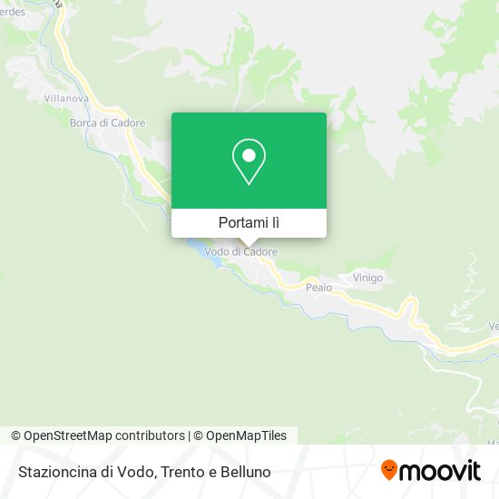 Mappa Stazioncina di Vodo