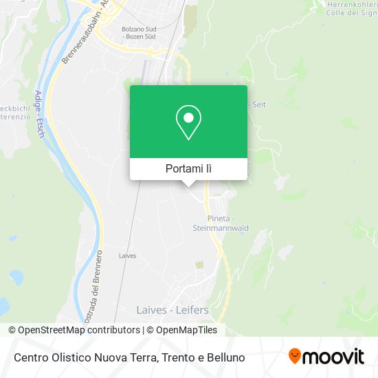 Mappa Centro Olistico Nuova Terra
