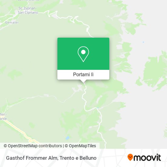 Mappa Gasthof Frommer Alm