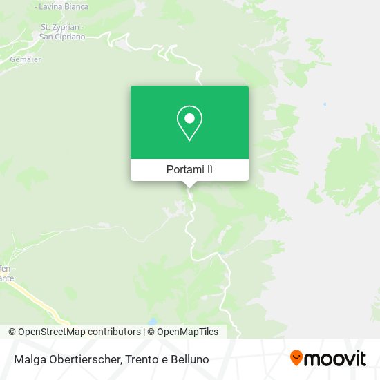 Mappa Malga Obertierscher