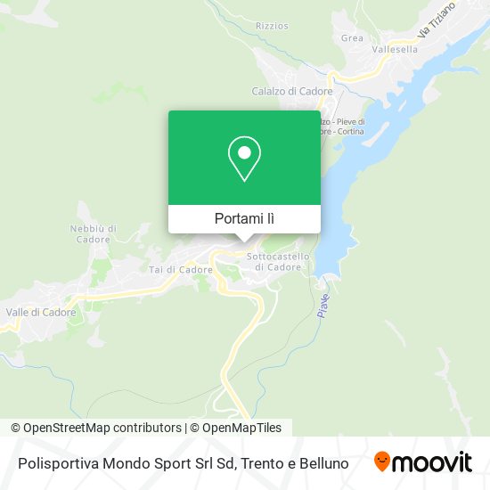 Mappa Polisportiva Mondo Sport Srl Sd