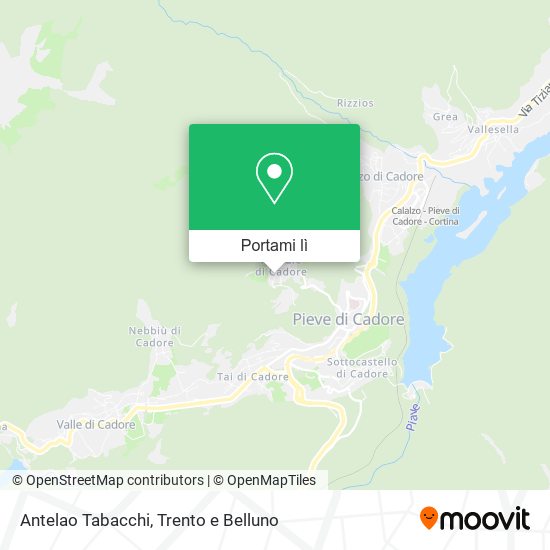 Mappa Antelao Tabacchi