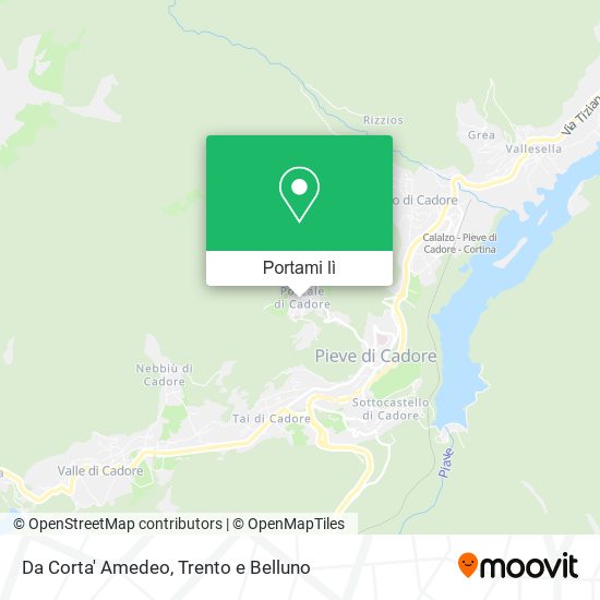 Mappa Da Corta' Amedeo