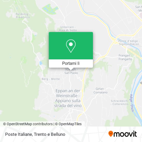 Mappa Poste Italiane