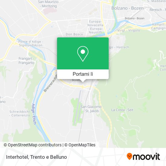 Mappa Interhotel