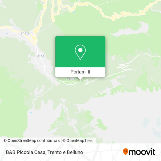 Mappa B&B Piccola Cesa