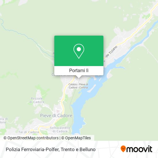 Mappa Polizia Ferroviaria-Polfer