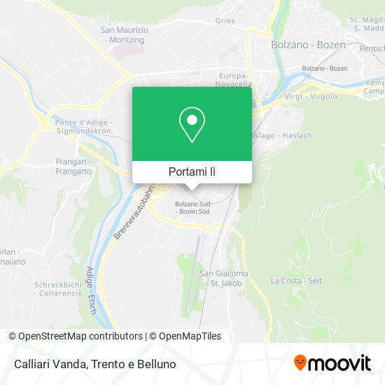 Mappa Calliari Vanda