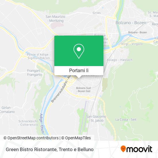 Mappa Green Bistro Ristorante