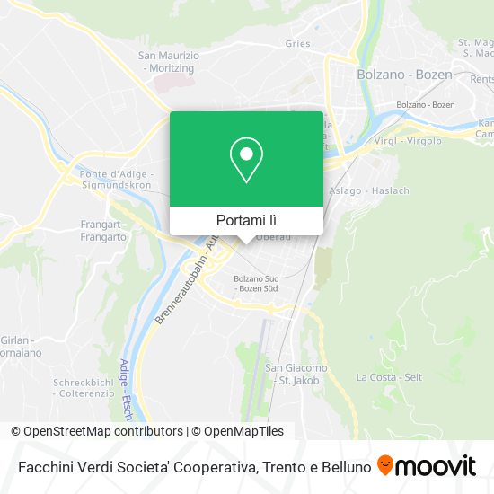 Mappa Facchini Verdi Societa' Cooperativa