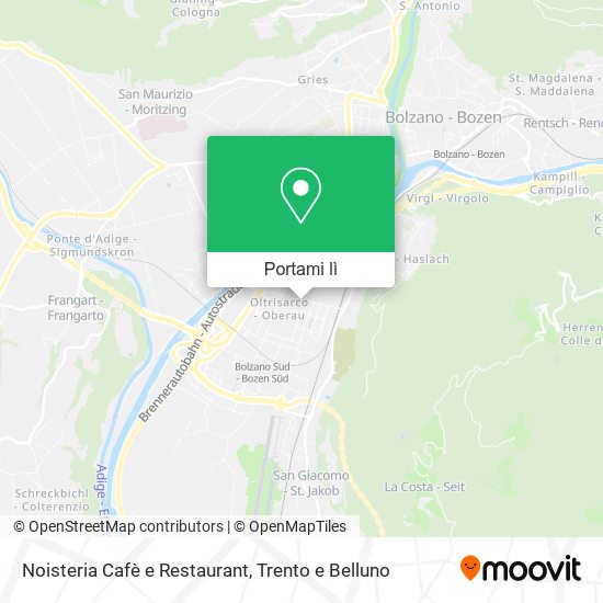 Mappa Noisteria Cafè e Restaurant
