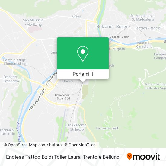 Mappa Endless Tattoo Bz di Toller Laura