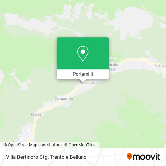 Mappa Villa Bertinoro Ctg