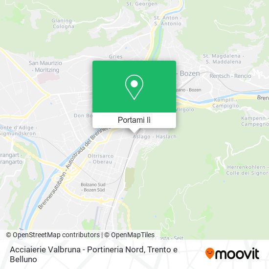 Mappa Acciaierie Valbruna - Portineria Nord