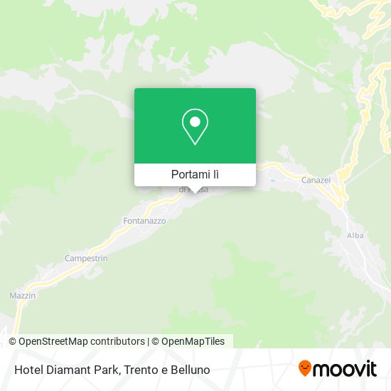 Mappa Hotel Diamant Park