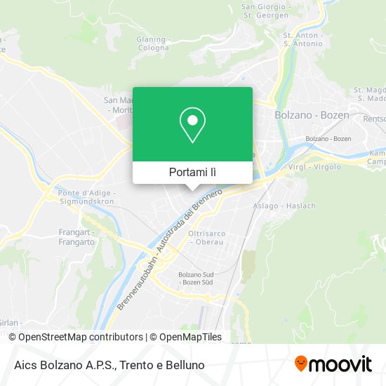 Mappa Aics Bolzano A.P.S.
