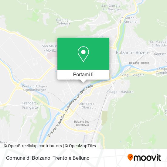 Mappa Comune di Bolzano