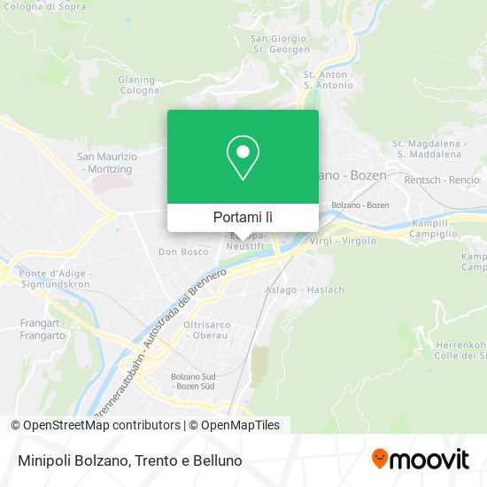 Mappa Minipoli Bolzano
