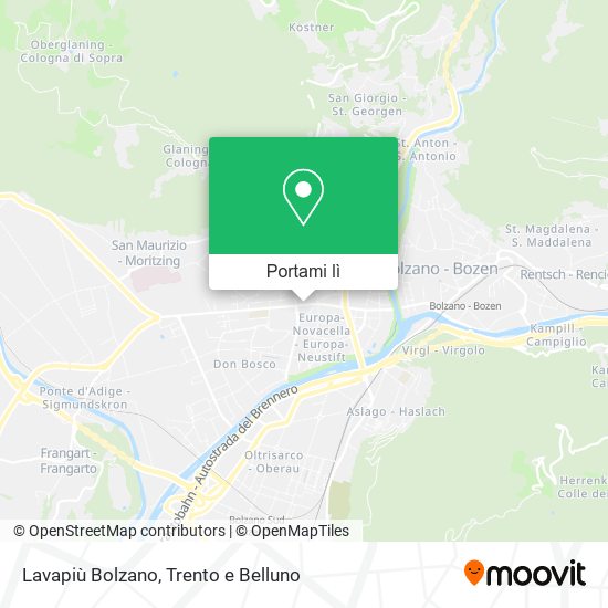 Mappa Lavapiù Bolzano