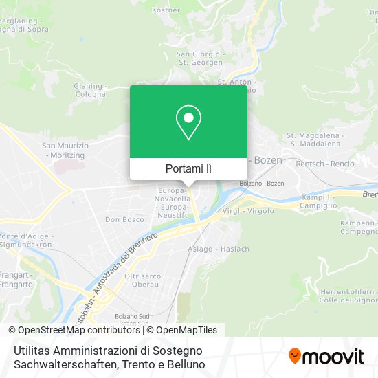 Mappa Utilitas Amministrazioni di Sostegno Sachwalterschaften