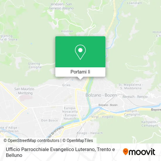 Mappa Ufficio Parrocchiale Evangelico Luterano