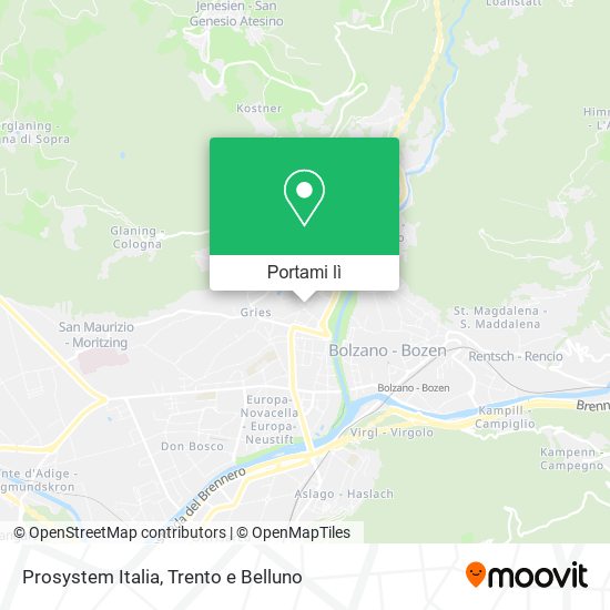 Mappa Prosystem Italia