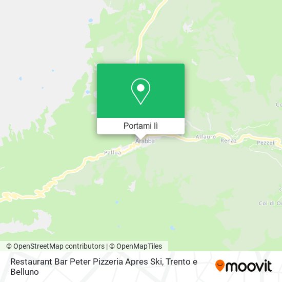 Mappa Restaurant Bar Peter Pizzeria Apres Ski