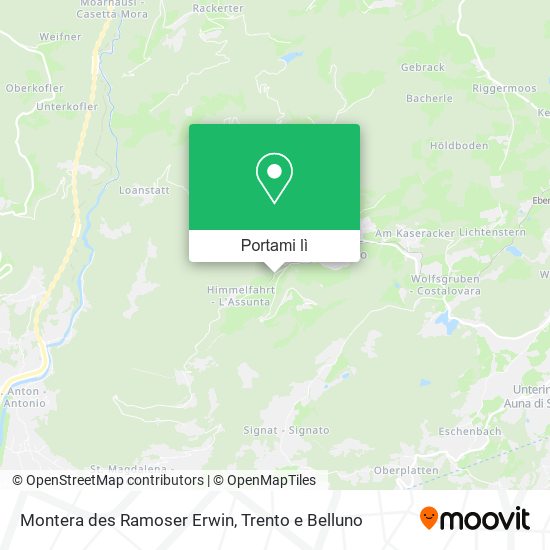 Mappa Montera des Ramoser Erwin