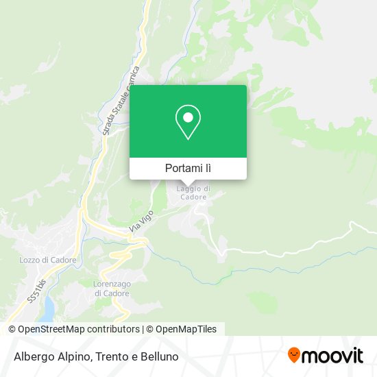 Mappa Albergo Alpino