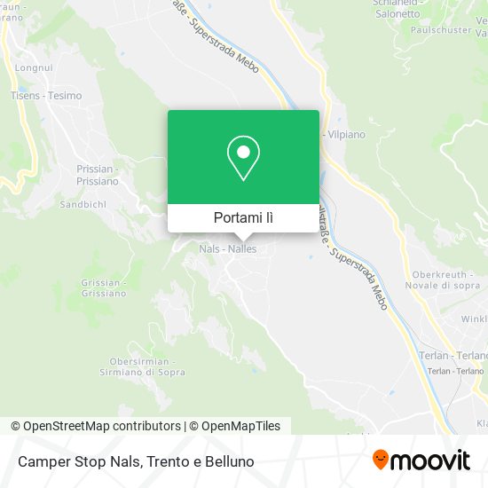 Mappa Camper Stop Nals