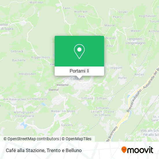 Mappa Café alla Stazione