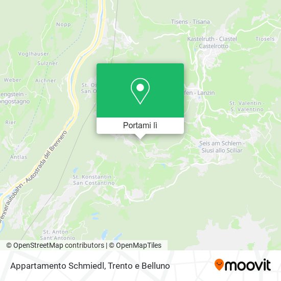 Mappa Appartamento Schmiedl