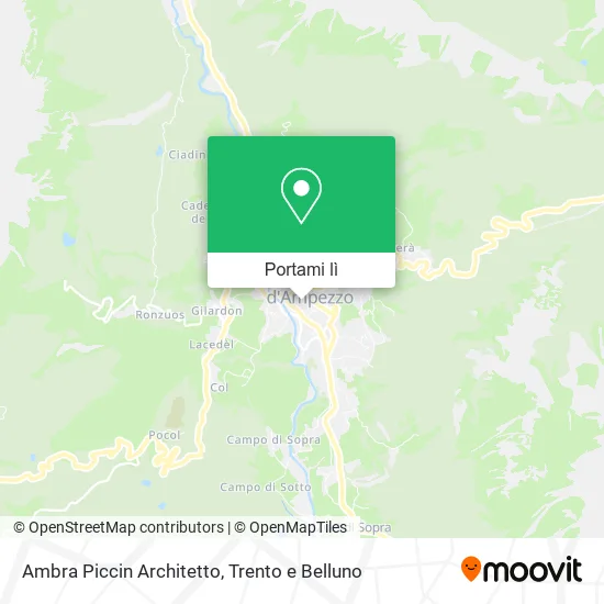 Mappa Ambra Piccin Architetto