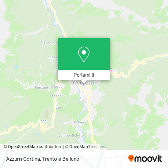 Mappa Azzurri Cortina