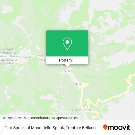 Mappa Tito Speck - il Maso dello Speck