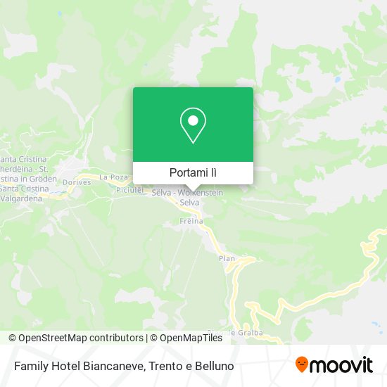 Mappa Family Hotel Biancaneve