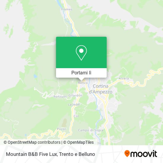 Mappa Mountain B&B Five Lux