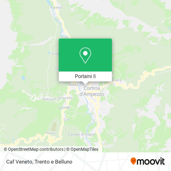 Mappa Caf Veneto