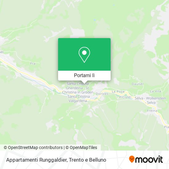 Mappa Appartamenti Runggaldier