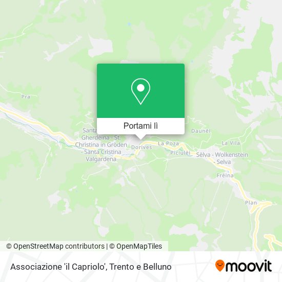 Mappa Associazione 'il Capriolo'